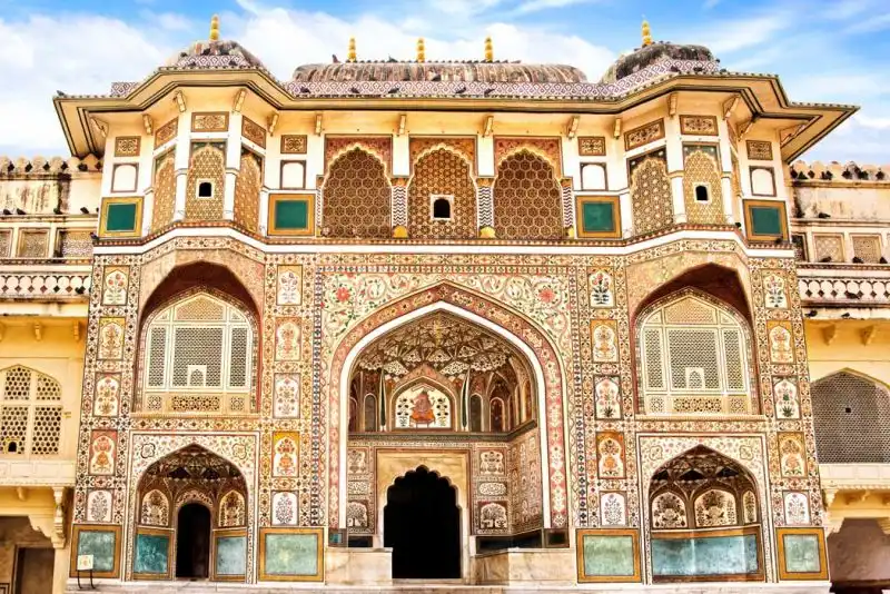 Taj Mahal und Tiger von Indien